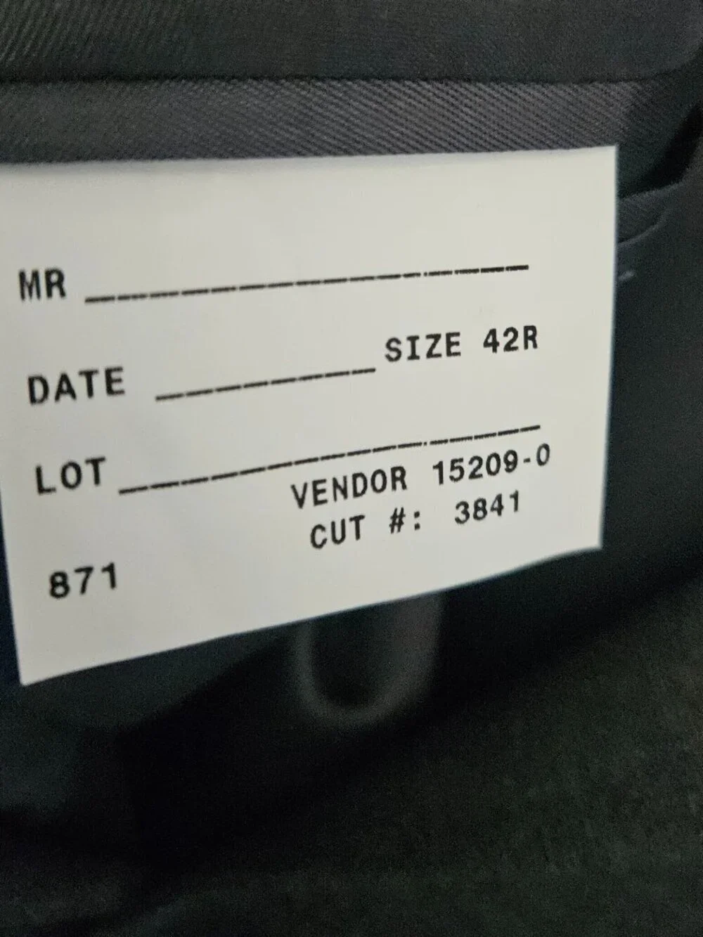 Stafford Gray 2-Button 42R Sport Coat